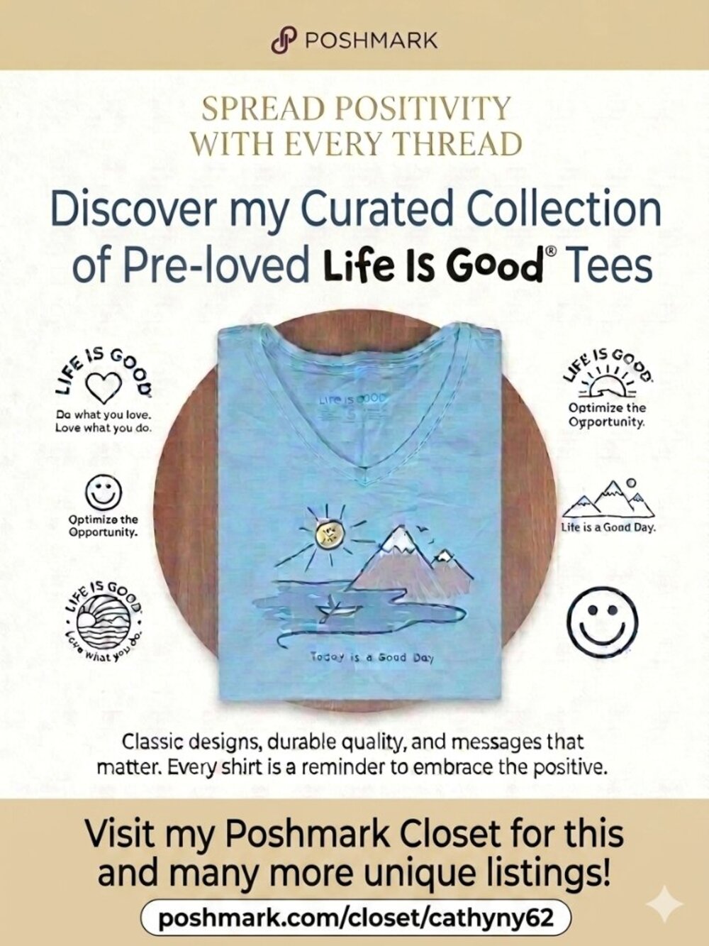 Life Is Good Tees